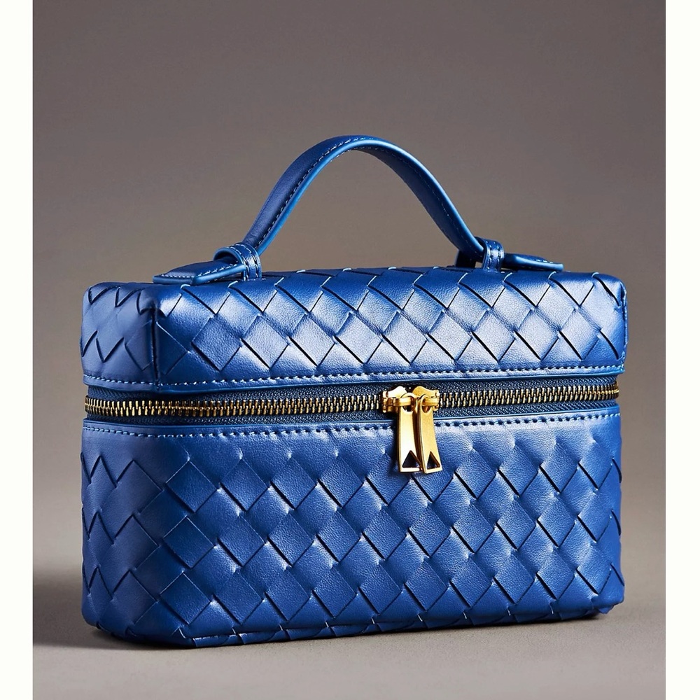 Anthropologie Woven Top-Handle Bag